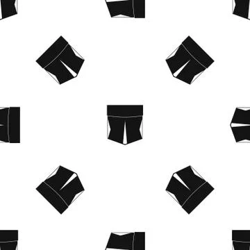 Pocket pattern seamless black Illustrazione stock