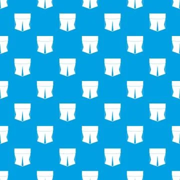 Pocket pattern seamless blue Stock Illustration