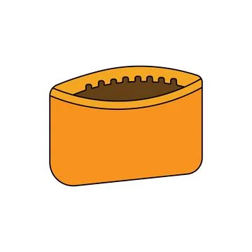 Pocket pouch zip Stock Illustration