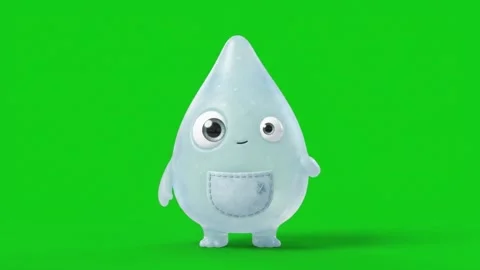 Pocket Raindrop Buddy Video stock 346165412