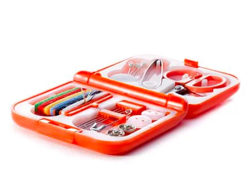 Pocket-sized Sewing Kit Stock Photos