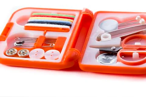 Pocket-sized Sewing Kit Stock Photos