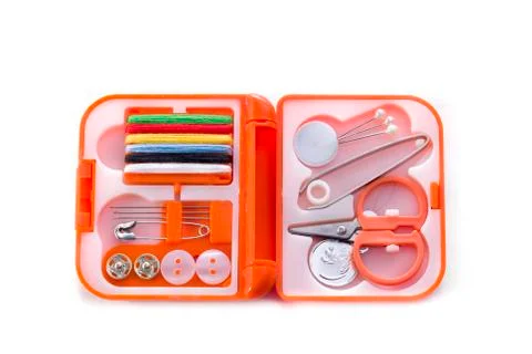 Pocket-sized Sewing Kit Stock Photos