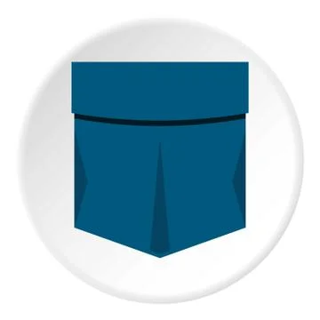 Pocket symbol icon circle イラスト素材