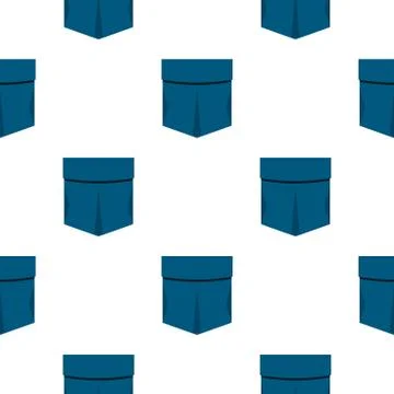 Pocket symbol pattern flat Illustrazione stock