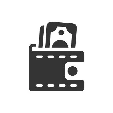 Pocket Wallet Icon Stock Illustration