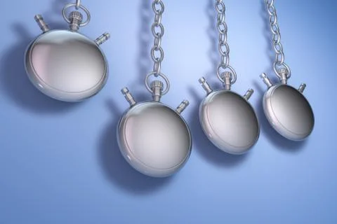 Pocket watch with chain Иллюстрация
