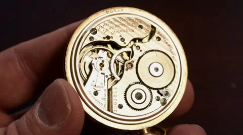 Pocket Watch Close Up Stock Footage 61867510