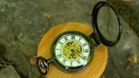 Pocket Watch closeup Stock-Footage 88903414