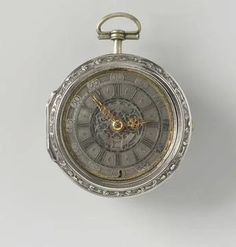 Pocket watch with driven representation of two warps for tents in loose cu... Fotos Stock