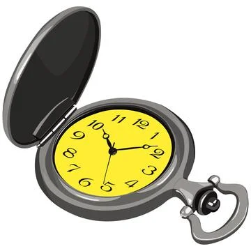 Pocket Watch Stock Illustration