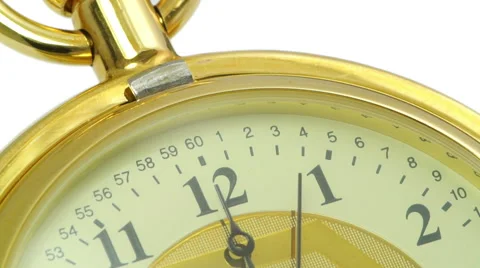 A pocket watch macro Video stock 59778105