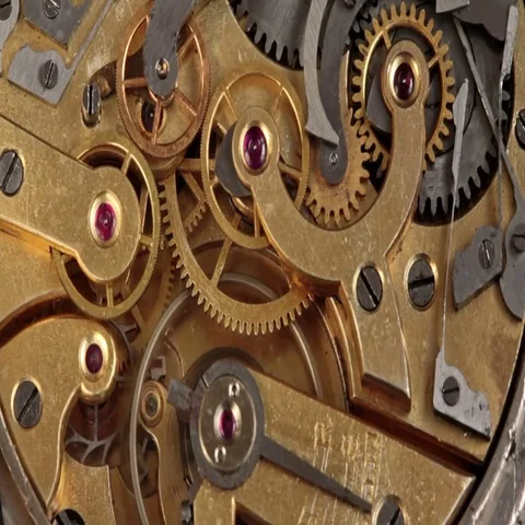 Pocket Watch Movement Chronometer Stock Footage 69535956