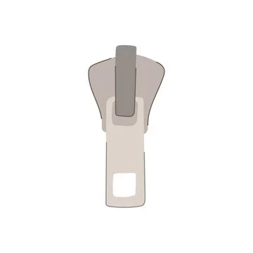 Pocket zipper puller cartoon vector illustration Stock Illustration