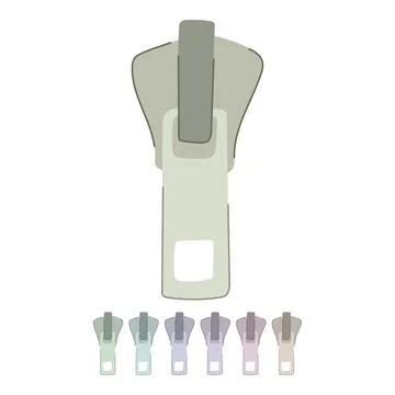 Pocket zipper puller vector cartoon graphic 스톡 일러스트