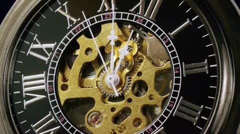 Pocketwatch Timelapse Zoom Out (HD) Stock Footage
