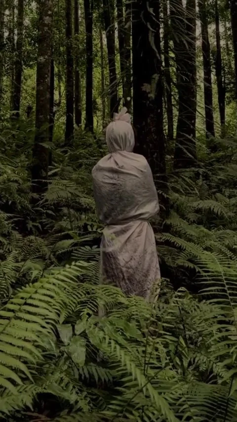 Pocong ghost Stock Footage 323942257