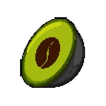 Pod capsule coffee pixel art vector illustration Stock Illustration