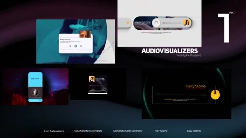 Podcast Audio Visualizers Stock After Effects