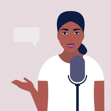 Podcast concept Stock Illustration