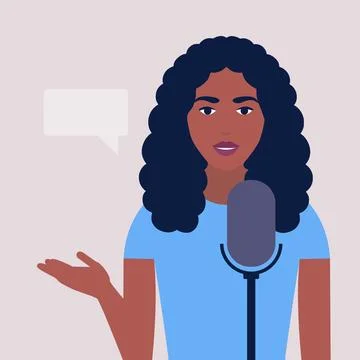 Podcast concept Stock Illustration