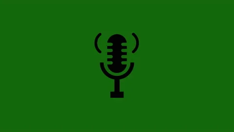 Podcast icon animation. Stock Footage 169832938