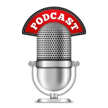 Podcast Stock-Illustration