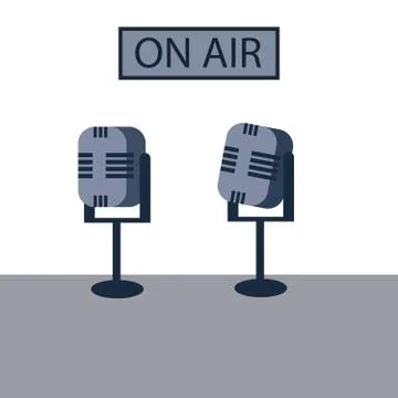 Podcast Stock Illustration