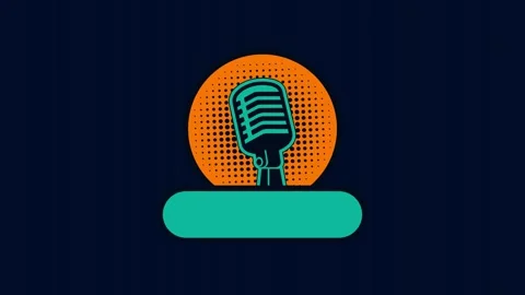 podcast intro logo animation for social ... | Stock Video | Pond5