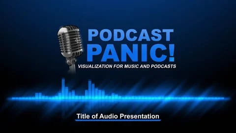 Podcast Panic Audio Visualization Template Stock After Effects