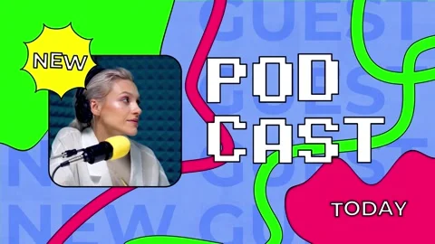 Podcast Promo for After Effects After Effects stock