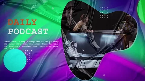 Podcast Promo / Opener / Intro Stockmateriaal After Effects