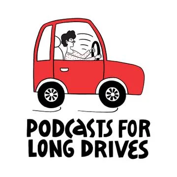 Podcast Vector Concept. Podcasts and multitasking Illustrazione stock