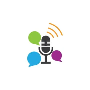 Podcast vector design Illustration