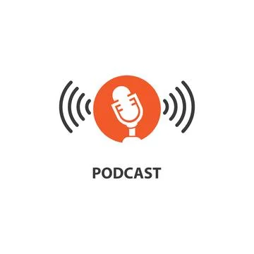 Podcast vector design 스톡 일러스트