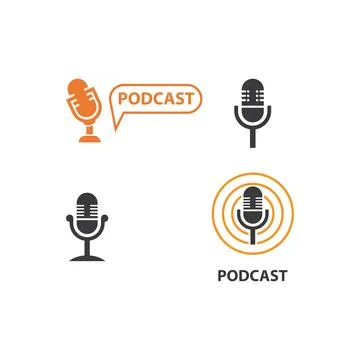 Podcast vector design Stock Illustration