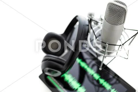 Podcasting Stock Photos