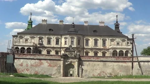 Podgoretsky castle, Ukraine Stock Footage 59912835