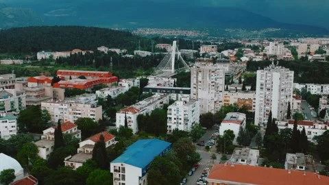 Podgorica Montenegro Stock Footage 260484687