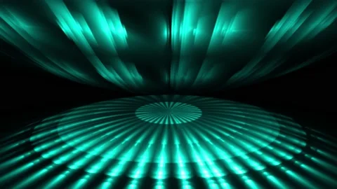 Podium abstract circle light rays turquoise Stock Footage 201139693