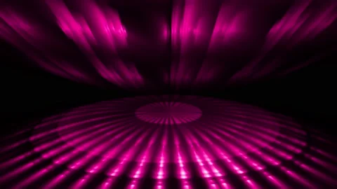 Podium abstract circle light rays pink Stock Footage 201139884