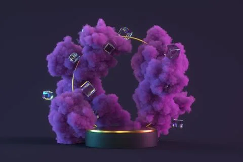 Podium abstract scene. 스톡 일러스트