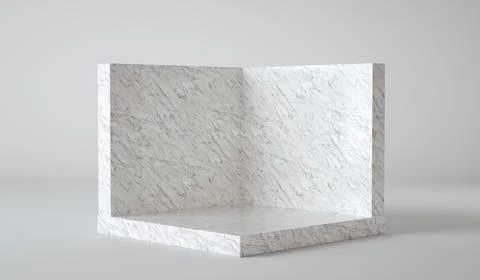 Podium background for presentation, 3d render Ilustración de archivo