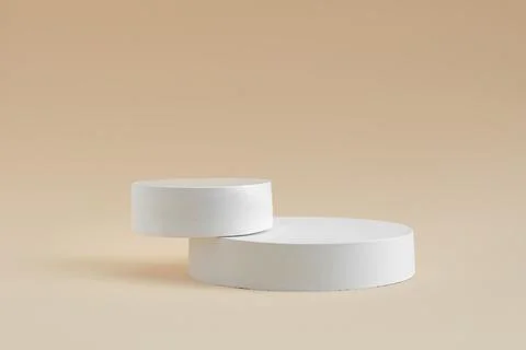 Podium for Cosmetic, Soap, Items Presentation. Abstract Minimal Geometric S.. Stock Illustration