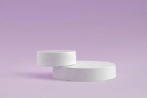 Podium for Cosmetic, Soap, Items Presentation. Abstract Minimal Geometric Sph Stock Illustration
