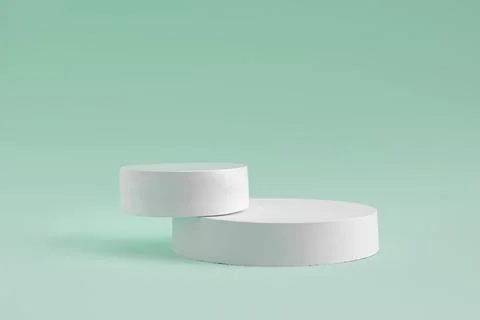 Podium for Cosmetic, Soap, Items Presentation. Abstract Minimal Geometric Sph Stock Illustration