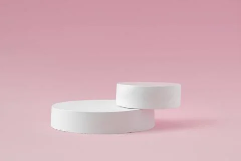 Podium for Cosmetic, Soap, Items Presentation. Abstract Minimal Geometric S.. Stock Illustration
