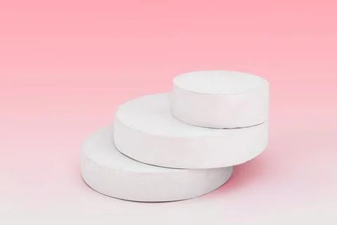 Podium for Cosmetics, Soap, Items Presentation. Abstract Minimal Geometric Sp Stock Illustration