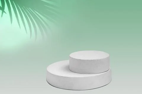 Podium for Cosmetics, Soap, Items Presentation. Abstract Minimal Geometric .. Stock Illustration