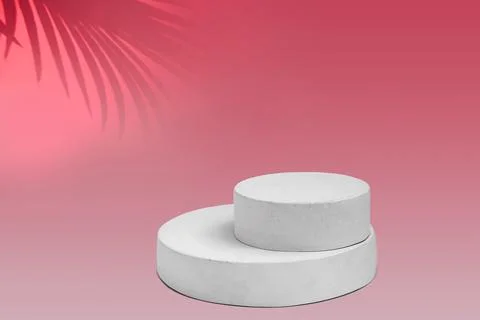 Podium for Cosmetics, Soap, Items Presentation. Abstract Minimal Geometric .. Stock Illustration